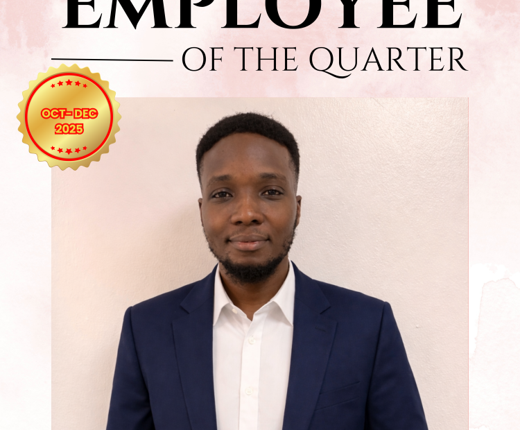  Employee of the Quarter 4 October to December 2025