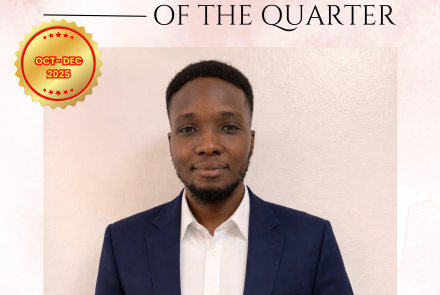  Employee of the Quarter 4 October to December 2025